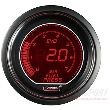 

Prosport Performance Přídavný budík řady EVO, měřená hodnota tlak paliva