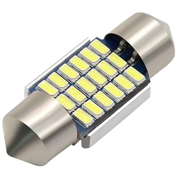 

Rabel LED autožárovka 31 mm Canbus 18 smd 3014 C5W C10W C15W SV8,5 bílá + stabilizátor