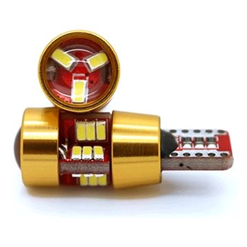 

Rabel LED autožárovka T10 W5W 27 smd 3014 bílá canbus s čočkou