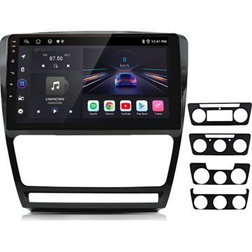 

Ossuret 4+32GB Autorádio Škoda Octavia II 2008-2013, CarPlay, Android 13, GPS, WiFi, FM, Rámeček