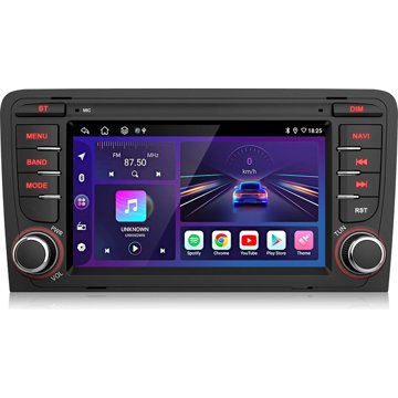 

Ossuret Autorádio Audi A3 8P S3 RS3 2003-2012, CarPlay, Android 13, GPS, WiFi, Bluetooth, DAB+