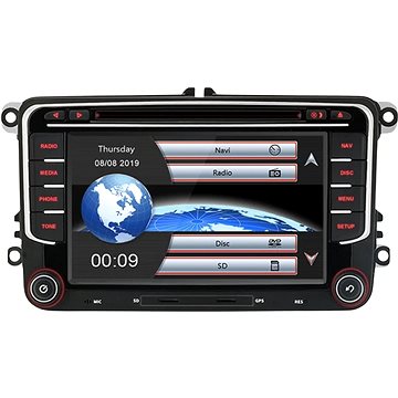 

Awesafe Autorádio Volkswagen Passat Golf, Škoda Octavia, Fabia, Seat s CD/DVD mechanikou, DAB rádio