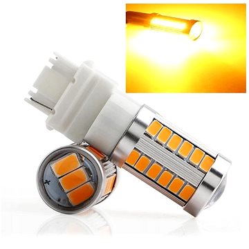 

Rabel P27W 3156 33 smd 5630 DRL ORANŽOVÁ s čočkou