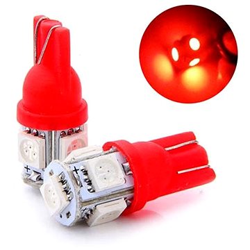 

Rabel 24V T10 W5W 5 smd 5050 ČERVENÁ