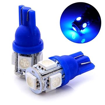 

Rabel 24V T10 W5W 5 smd 5050 MODRÁ