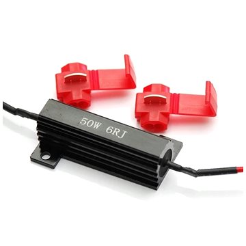 

Rabel canbus filtr pro žárovku 12V 50W 6 ohm + 2 x RE06, hliníkové pouzdro