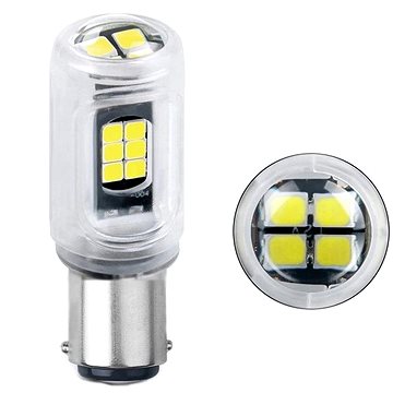 

Rabel BA15S 16 smd 3030 P21W bílá s čočkou