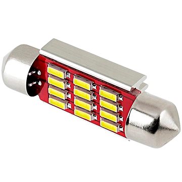 

Rabel 41-42 mm Canbus 12 smd 4014 C5W C10W C15W SV8,5 bílá + stabilizátor