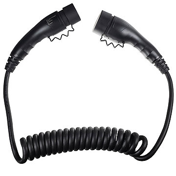 

Sectron Nabíjecí kabel spirálový - Type 2 / Type 2, 11 kW, 3 × 16 A, 400 V, 2,5 m