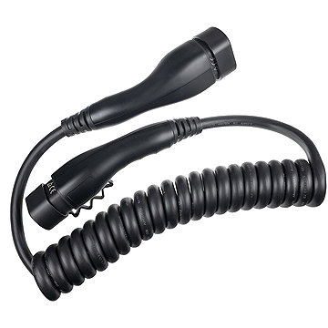 

Sectron Nabíjecí kabel spirálový - Type 2 / Type 2, 22 kW, 3 × 32 A, 400 V, 2,5 m