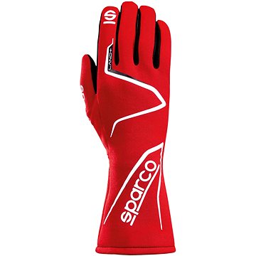 

Sparco Závodní rukavice Land+, červené, vel. 8