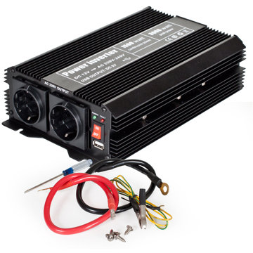 

TecTake Invertor 12 V na 230 V 1500 W/3000 W
