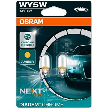 

Osram Diadem Chrome WY5W, 12 V, 5 W, W2.1 × 9.5d, 2 ks