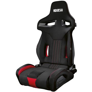 

Sparco R333 polohovatelná a sklopná sportovní sedačka, barva černo-červená