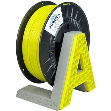 

AURAPOL PLA 3D Filament Žlutý Mramor 1 kg 1,75 mm