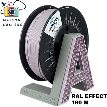 

AURAPOL PLA 3D Filament Lilac Lily 1 kg 1,75 mm