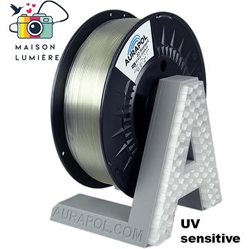 

AURAPOL PLA 3D Filament Mystic Clear UV 1 kg 1,75 mm