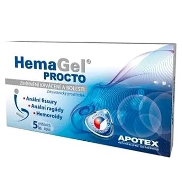 

HemaGel PROCTO čípky 5 ks