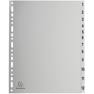 

Exacompta Rozdružovač A4 Exacompta PVC 1-12 Maxi