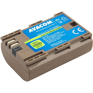 

AVACOM Canon LP-E6NH vstup USB-C Li-Ion