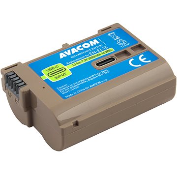 

AVACOM Nikon EN-EL15 vstup USB-C Li-Ion
