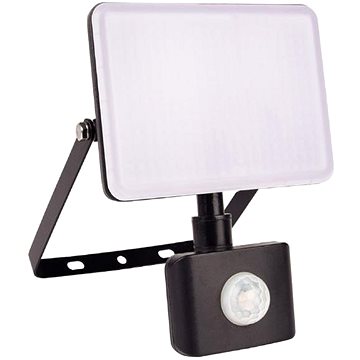 

AVIDE Bezrámový LED reflektor s čidlem pohybu černý, 20 W 1800 lm, denní