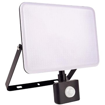 

AVIDE Bezrámový LED reflektor s čidlem pohybu černý, 50 W 4750 lm, denní