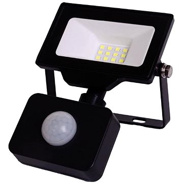 

AVIDE Ultratenký LED reflektor s čidlem pohybu černý 10 W