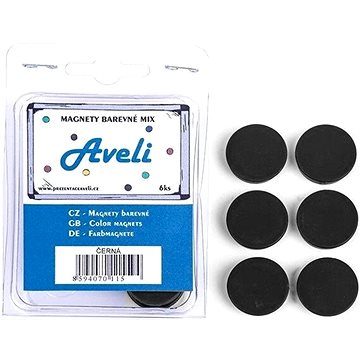 

AVELI 24 mm, černý - balení 6 ks