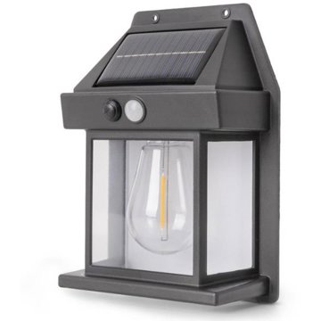 

ENTAC Venkovní solární světlo LED lucerna 1,4 W, teplá barva světla