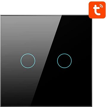 

AVATTO ZTS02-EU Zigbee switch, černý (2-gang)