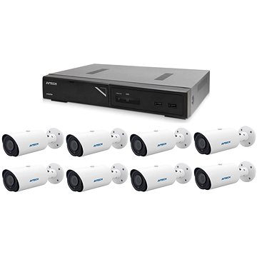 

AVTECH NVR AVH1109 + 8x 5MPX IP Motorzoom Bullet kamera AVTECH DGM5546SVAT