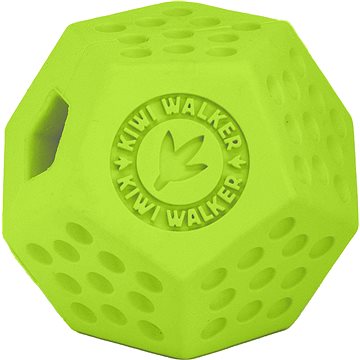 

Kiwi Walker Gumová hračka DODECABALL s dírou na pamlsky, Maxi 8cm, Zelená