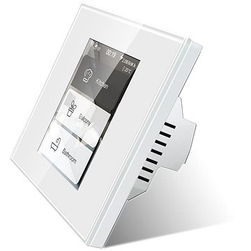 

iQtech Millennium L8HSTYW, Wi-Fi multifunkční vypínač Smartlife, bílý