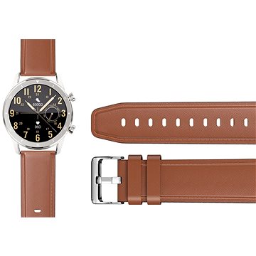 

Aligator Watch 22 mm kožený řemínek hnědý