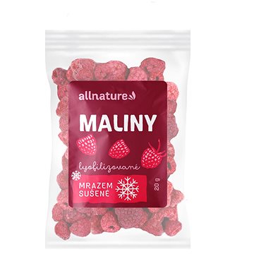 Allnature Malina sušená mrazem celá 20 g - Lyofilizované ovoce