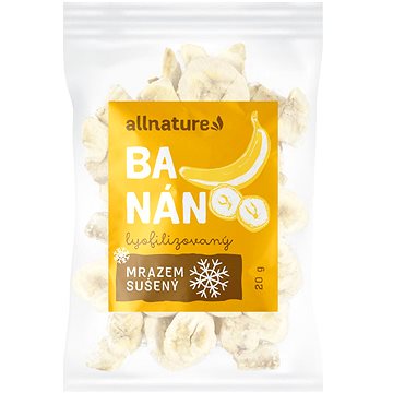 

Allnature Banán sušený mrazem plátky 20 g