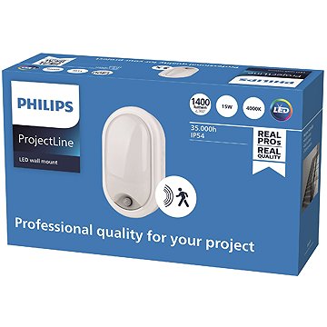 

Philips LED (interiérové) nástěnné svítidlo Projectline ovl 1400 4000 K Sen
