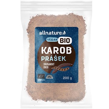 Allnature Karob prášek BIO 200 g - Sladidlo
