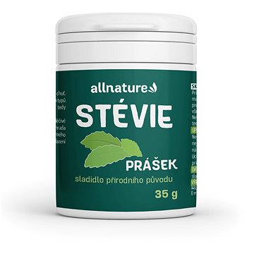 Allnature Stévie prášek 35 g - Sladidlo