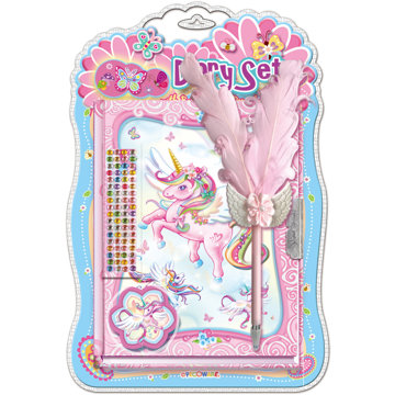 

Alltoys Deník set s tužkou Jednorožec