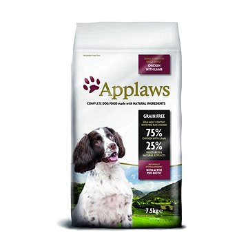 

Applaws granule Adult Small & Medium Breed Kuře s jehněčím 7,5 kg