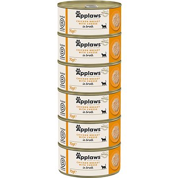 

Applaws konzerva Kuřecí prsa a sýr 6 × 70 g