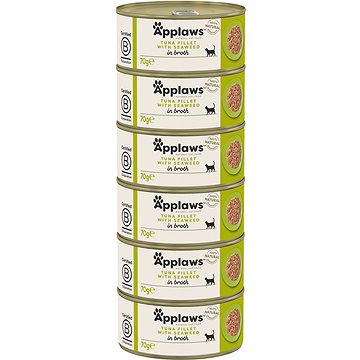 

Applaws konzerva Tuňák a mořské řasy 6 × 70 g