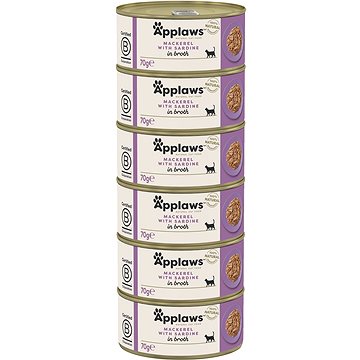 

Applaws konzerva Makrela a sardinky 6 × 70 g