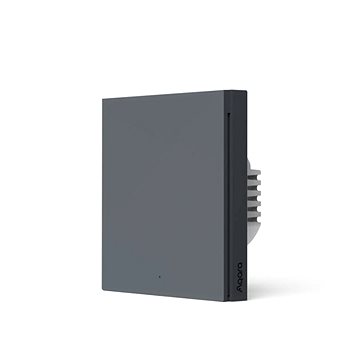 

AQARA Smart Wall Switch H1(No Neutral, Single Rocker), šedý