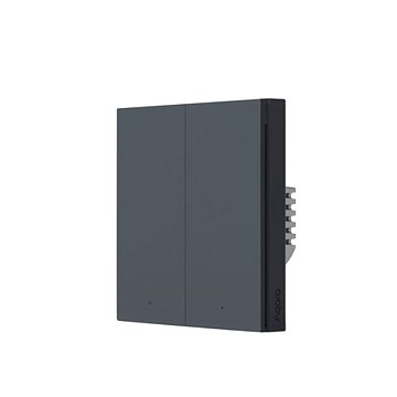 

AQARA Smart Wall Switch H1(No Neutral, Double Rocker), šedý