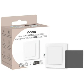

AQARA Light Switch H2 EU (2 Buttons, 1 Channel) (WS-K07D)