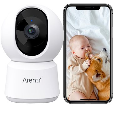 

ARENTI P2Q Indoor Dual-band Wi-Fi 4MP/2.5K Pan-Tilt Camera
