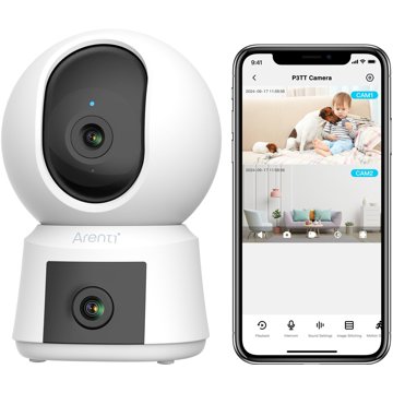 

Arenti P3TT Indoor Wi-Fi 3MP+3MP Dual-lens Pan-Tilt Camera